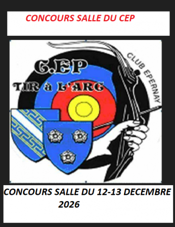 CONCOURS SALLE CEP 2026 du 12 au 13 décembre 2026