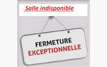Salle indisponible le MARDI 11 Novembre 2025